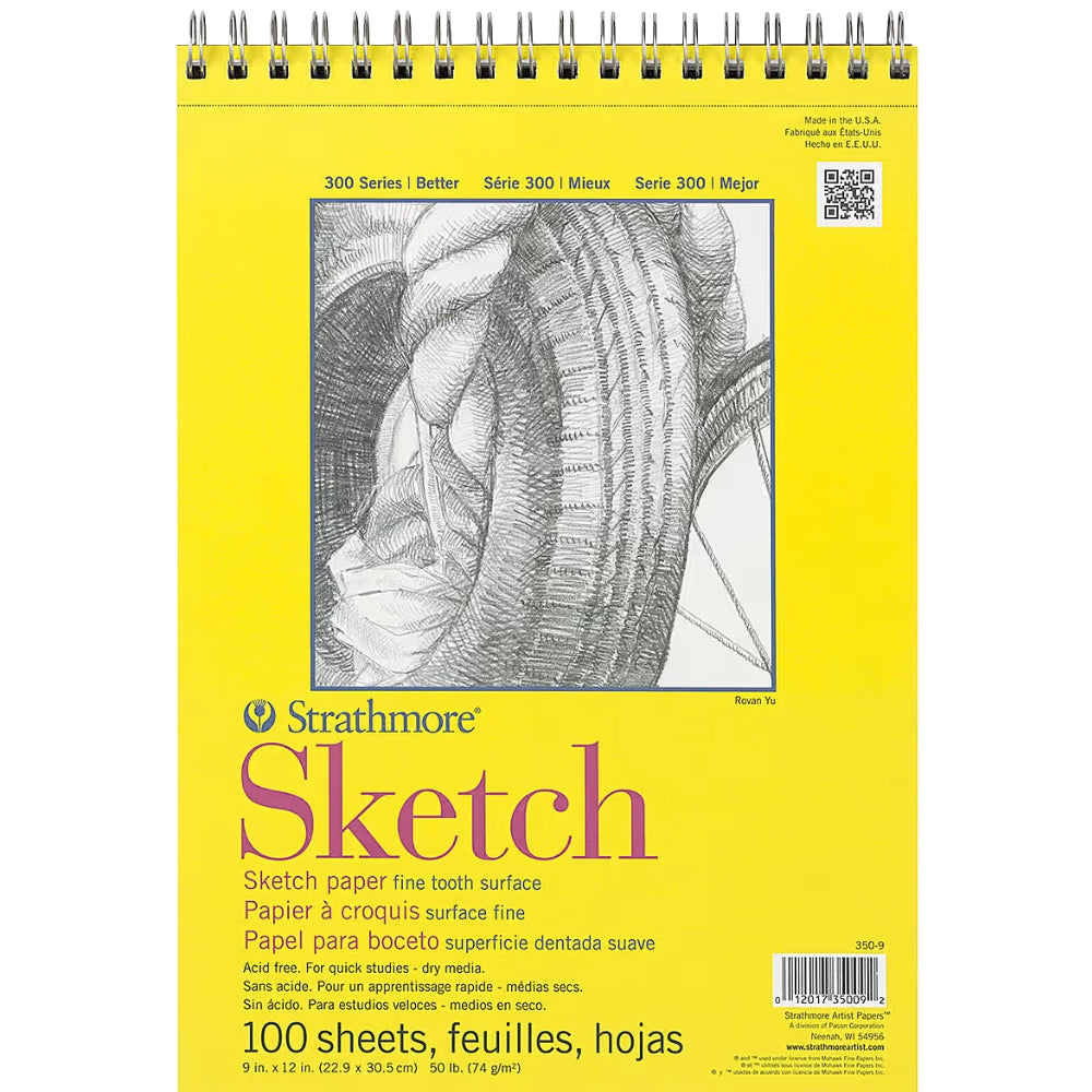 Strathmore 300 Series Sketch Pad 74gr 100 Sayfa 22.9 x 30.5cm