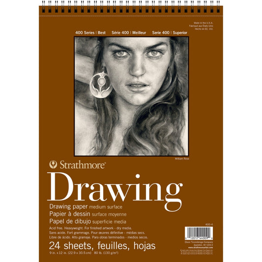Strathmore 400 Series Cream Drawing Pad 130gr 24 Sayfa 22.9 x 30.5cm