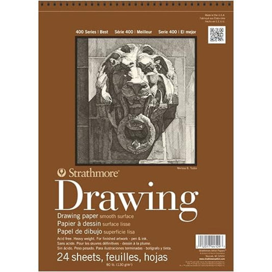 Strathmore 400 Series Cream Drawing Pad 130gr 24 Sayfa 27.9 x 35.6cm
