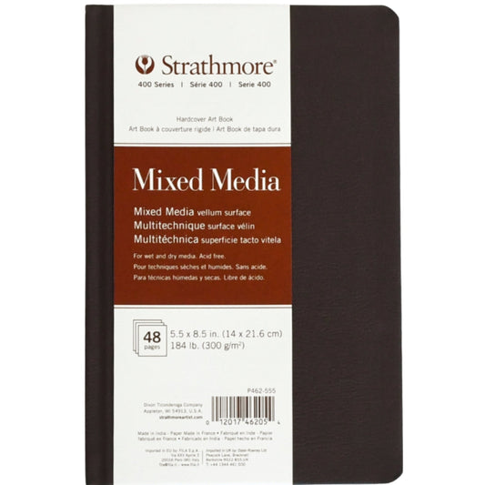 Strathmore 400 Series Mixed Media Book 300gr Ciltli 24 Sayfa 14 x 21.6cm