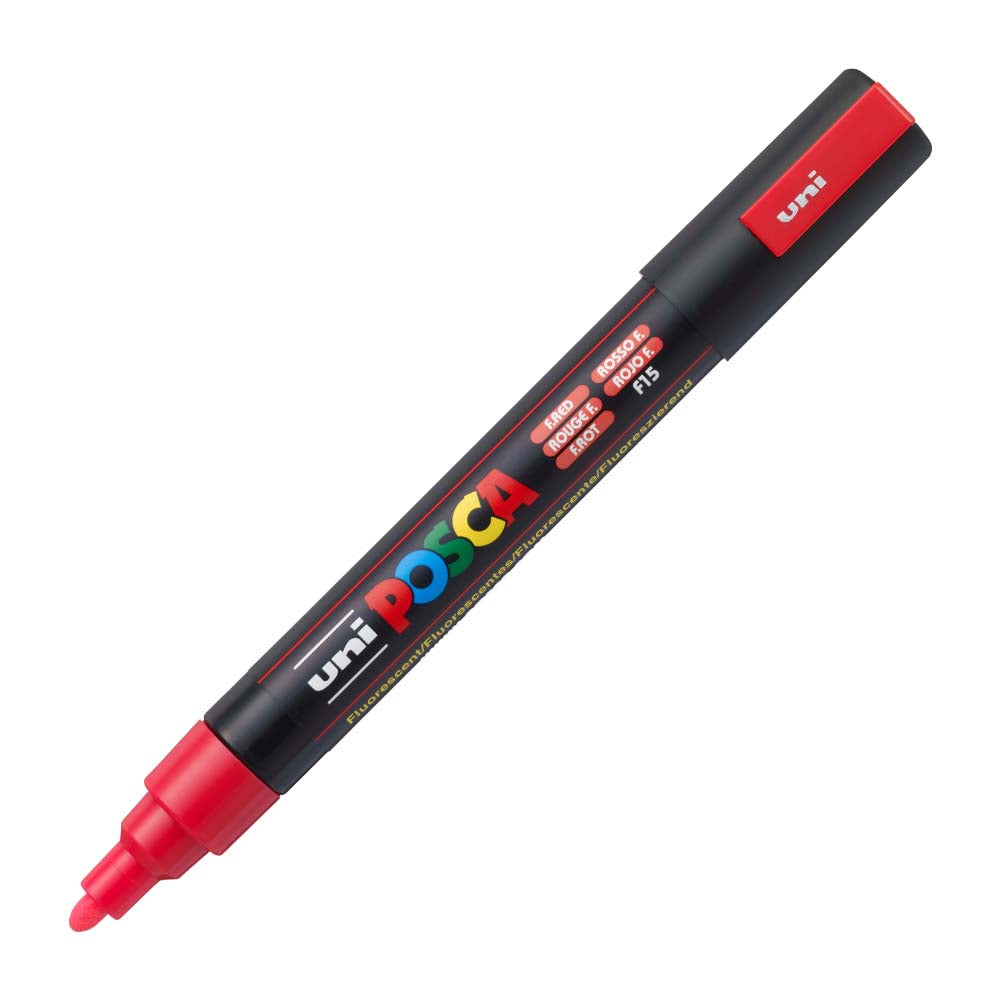 Uni Posca PC-5M (1.8-2.5mm) Floresan Kırmızı