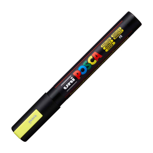 Uni Posca PC-5M (1.8-2.5mm) Floresan Sarı