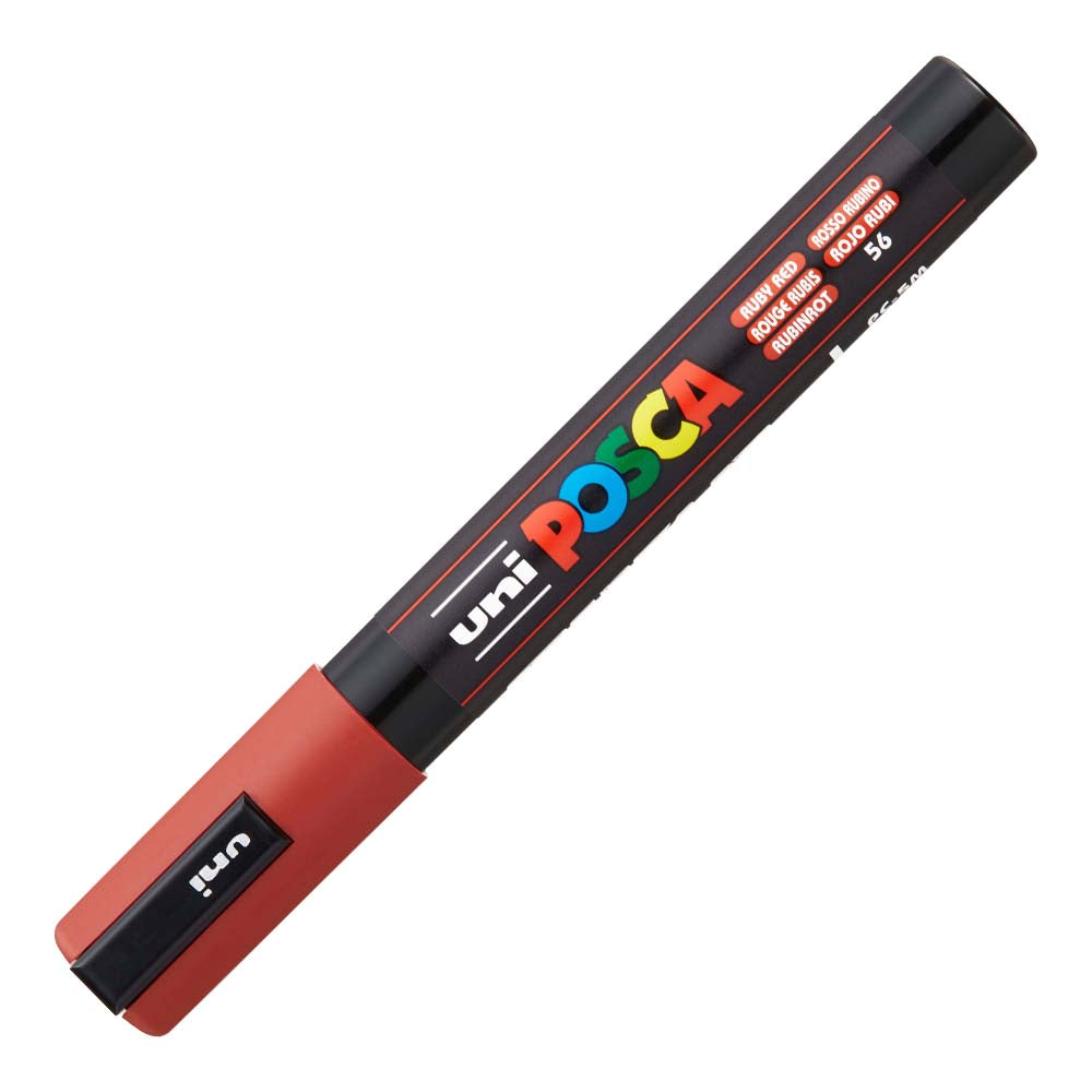 Uni Posca PC-5M (1.8-2.5mm) Yakut Kırmızı