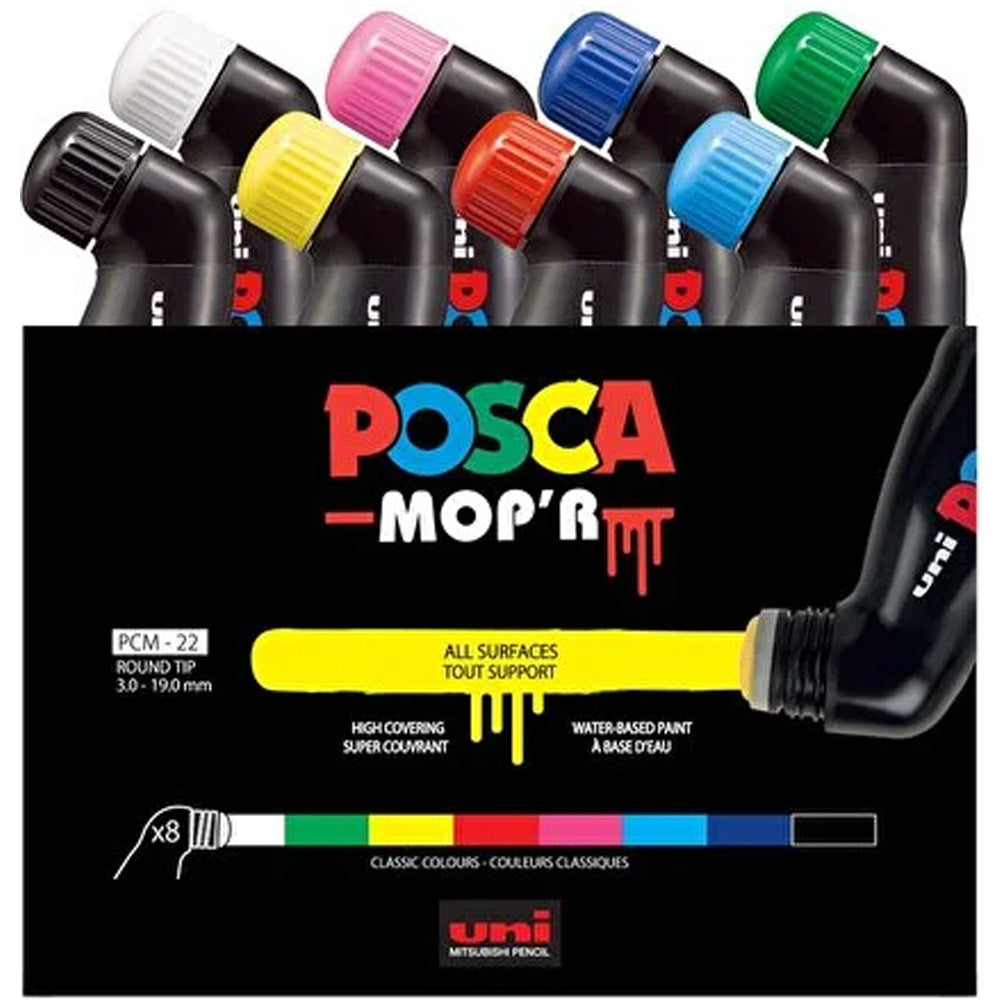 Uni Posca PCM-22 (3.0-19.0mm)8'li Set