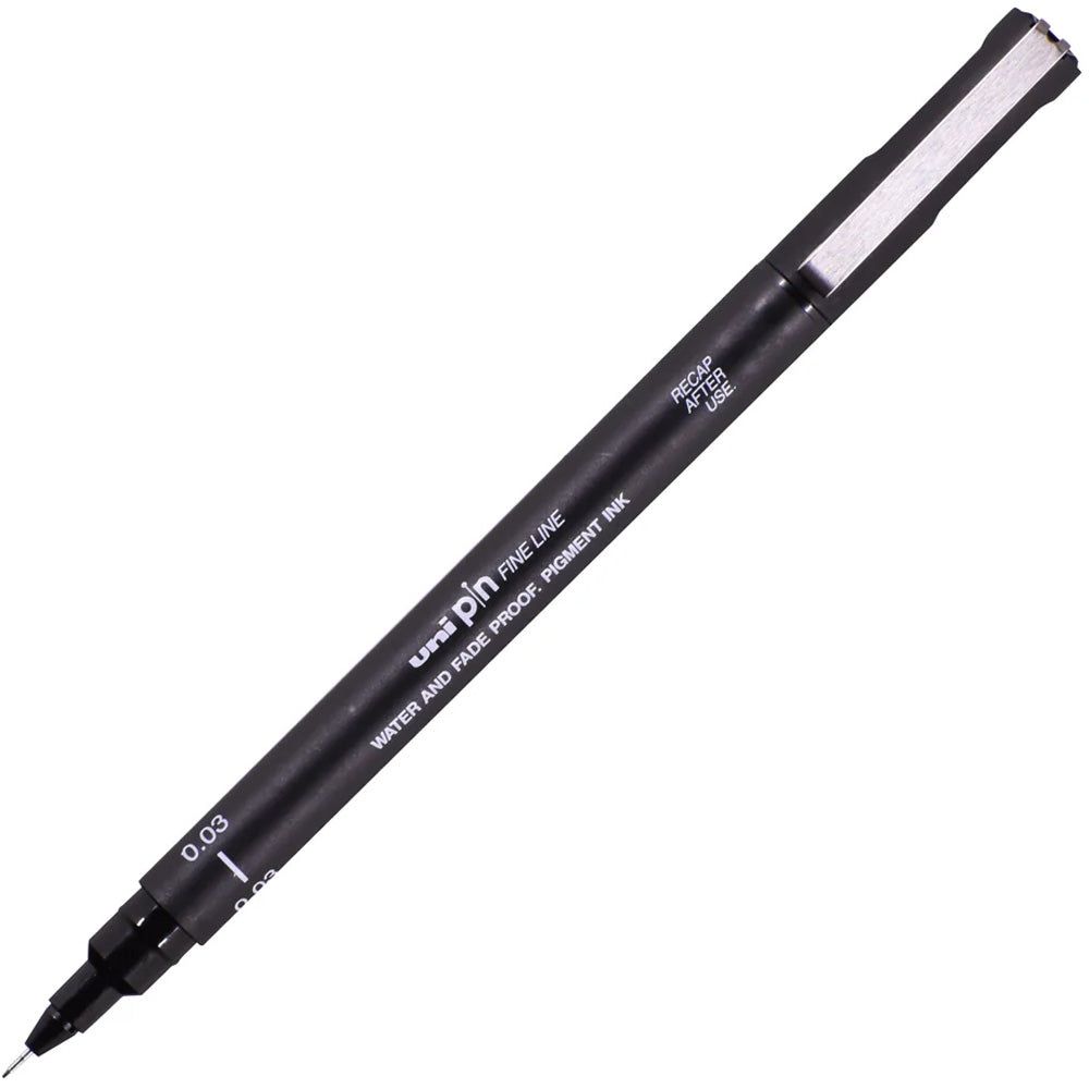Uniball Fineliner Pin 0.03mm Akrilik Uçlu Kalem Siyah