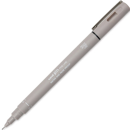 Uniball Fineliner Pin 0.1mm Akrilik Uçlu Kalem Koyu Gri