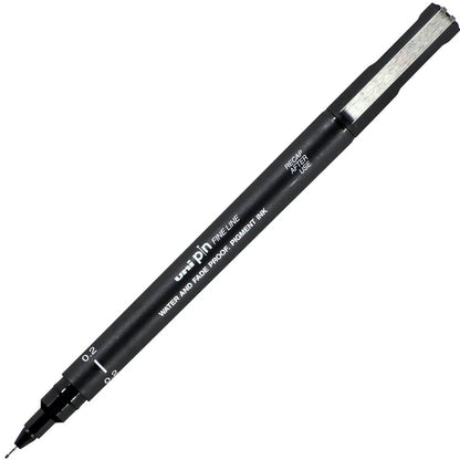 Uniball Fineliner Pin 0.2mm Akrilik Uçlu Kalem Siyah