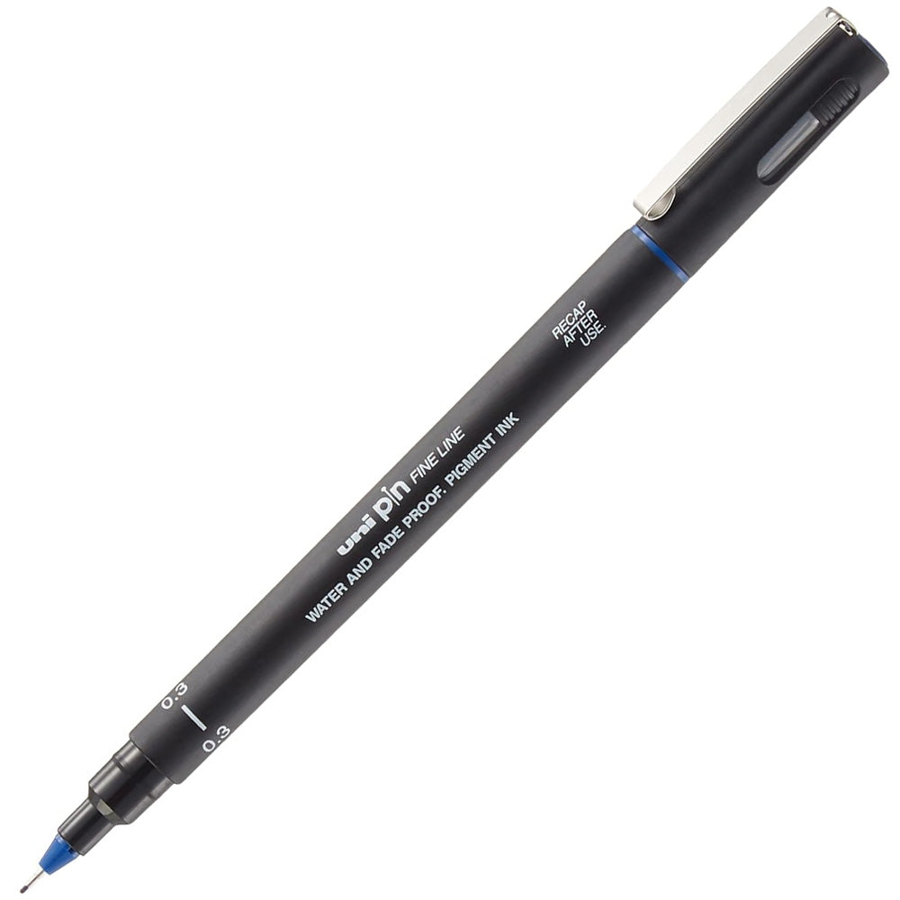 Uniball Fineliner Pin 0.3mm Akrilik Uçlu Kalem Mavi