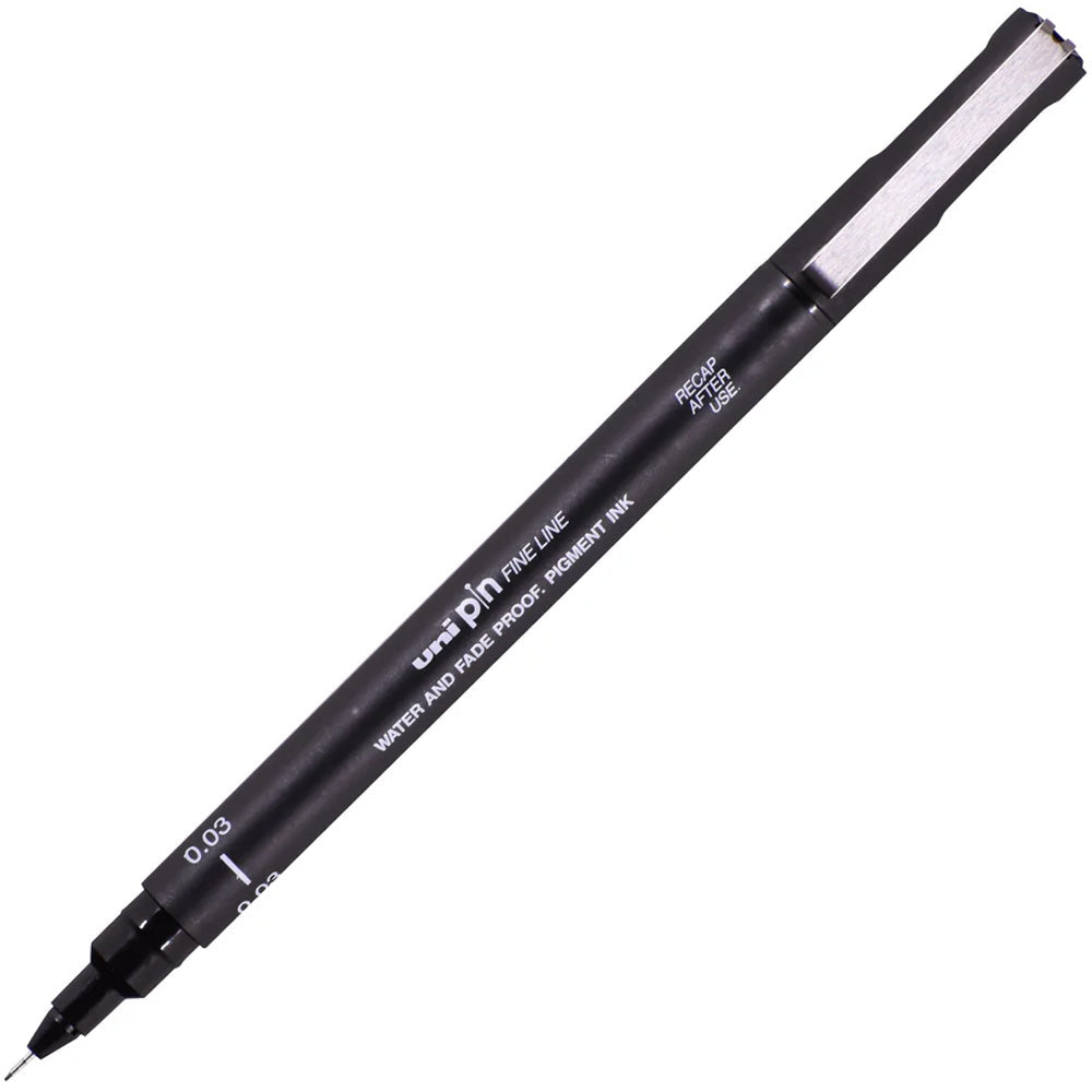 Uniball Fineliner Pin 0.3mm Akrilik Uçlu Kalem Siyah