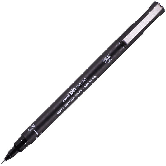 Uniball Fineliner Pin 0.3mm Akrilik Uçlu Kalem Siyah