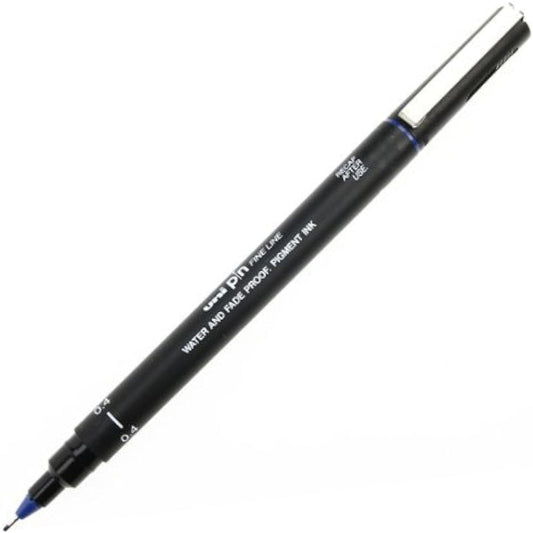 Uniball Fineliner Pin 0.4mm Akrilik Uçlu Kalem Mavi