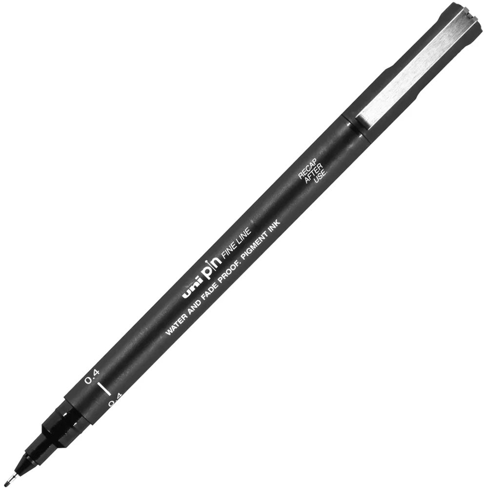 Uniball Fineliner Pin 0.4mm Akrilik Uçlu Kalem Siyah