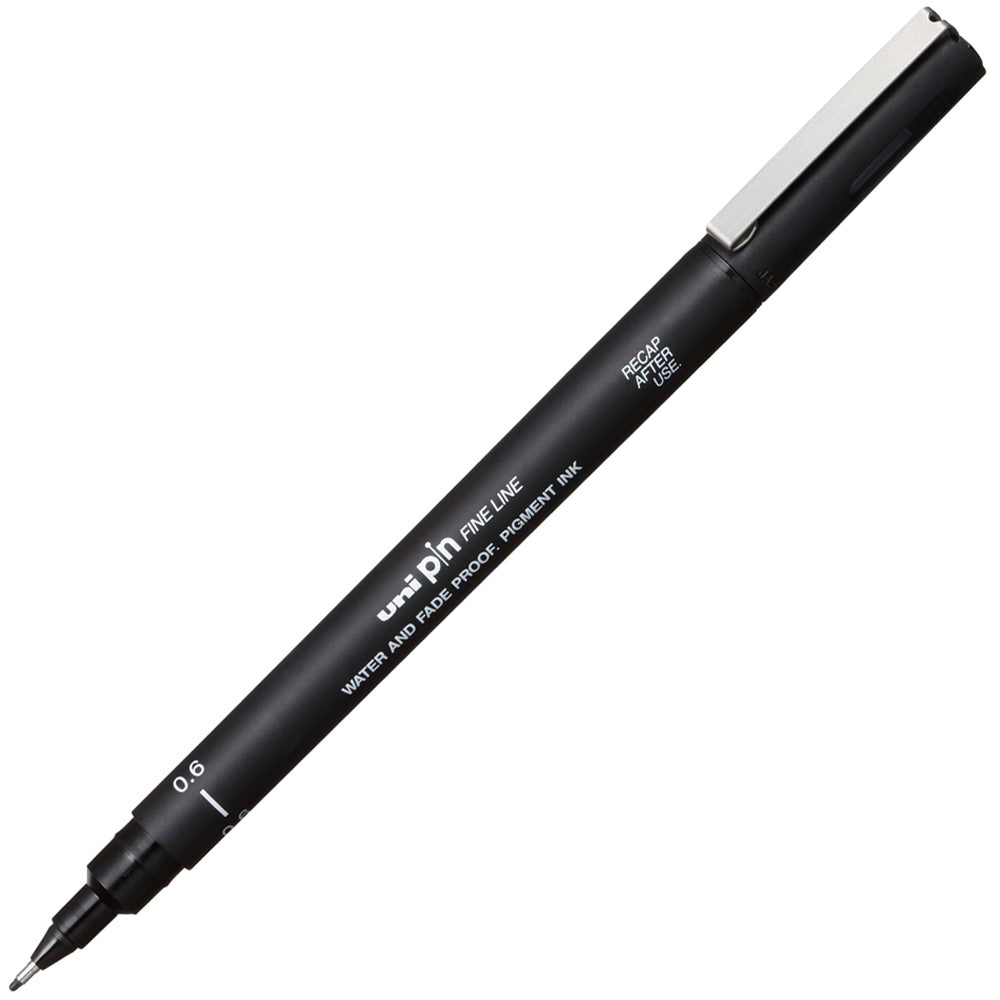 Uniball Fineliner Pin 0.6mm Akrilik Uçlu Kalem Siyah