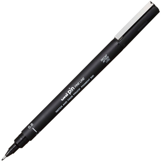Uniball Fineliner Pin 0.6mm Akrilik Uçlu Kalem Siyah