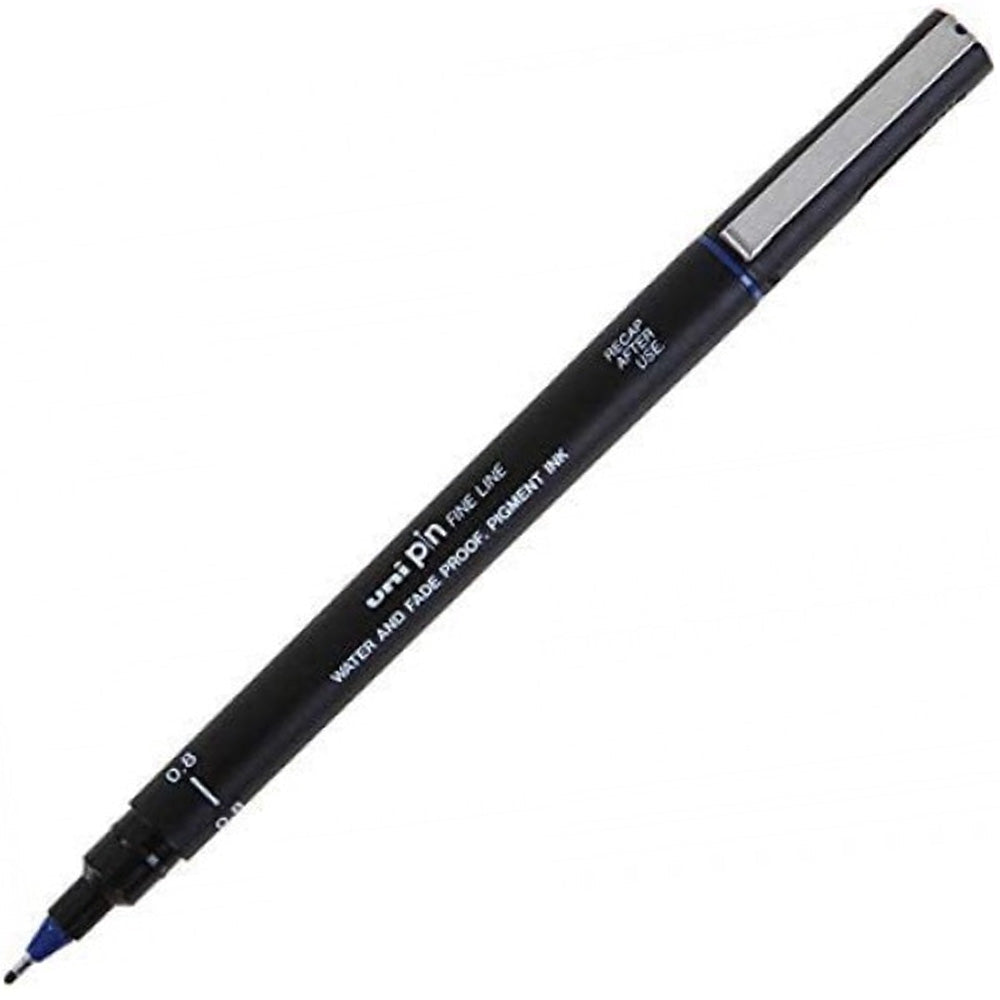 Uniball Fineliner Pin 0.8mm Akrilik Uçlu Kalem Mavi
