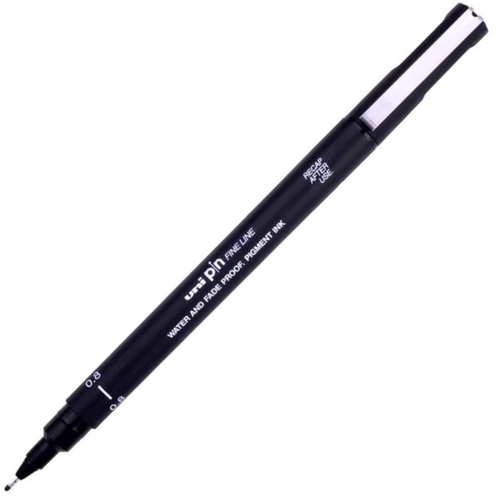 Uniball Fineliner Pin 0.8mm Akrilik Uçlu Kalem Siyah