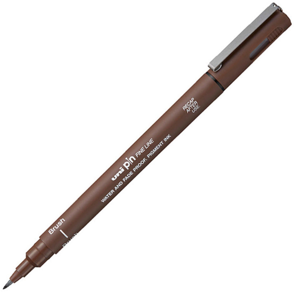 Uniball Fineliner BR Pin Fırça Uçlu Kalem Sepia
