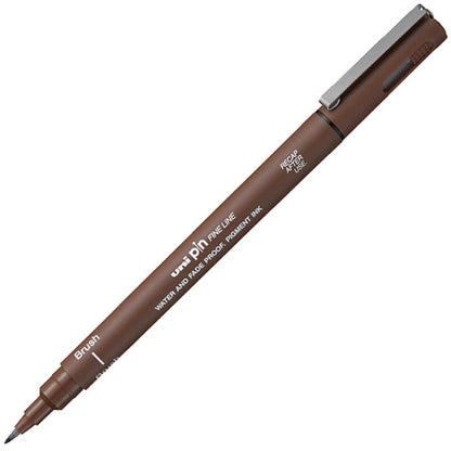 Uniball Fineliner BR Pin Fırça Uçlu Kalem Sepia