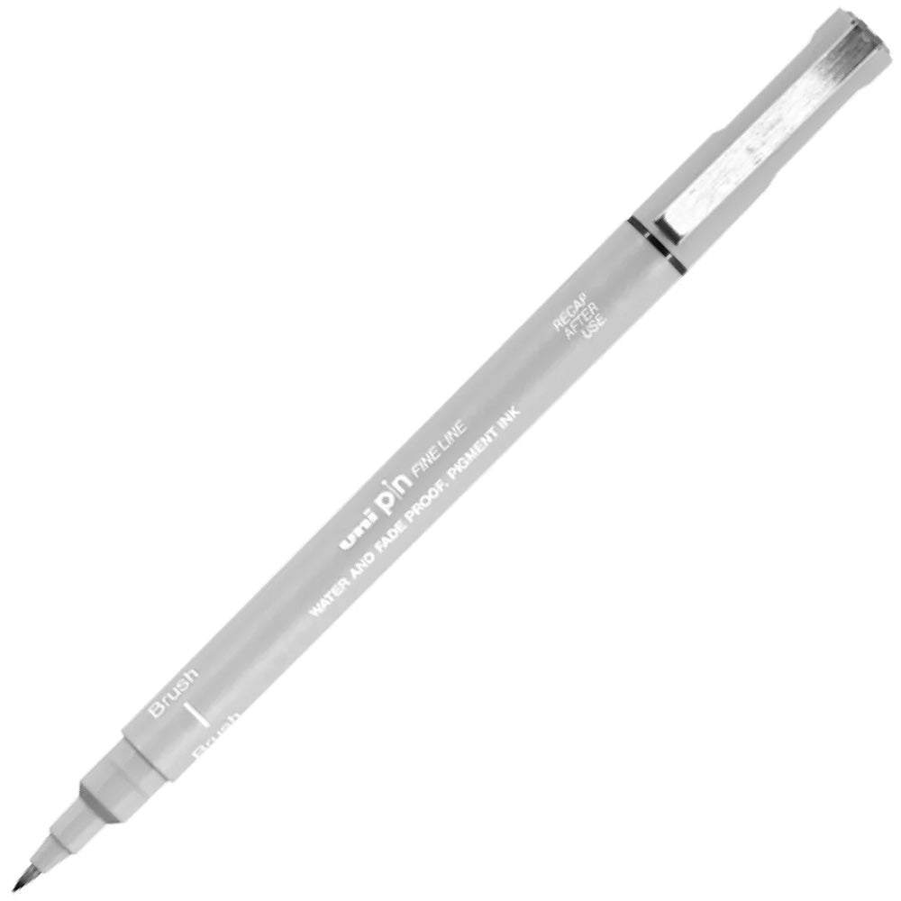 Uniball Fineliner BR Pin Fırça Uçlu Kalem Siyah