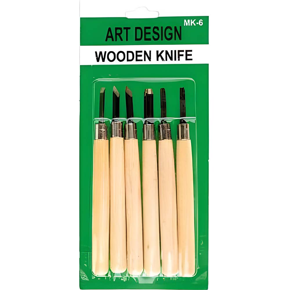 Art Design Ahşap Oyma Seti 6'lı