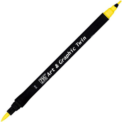 Zig Art&Graphic Twin Tut-80 Lemon Yellow 010