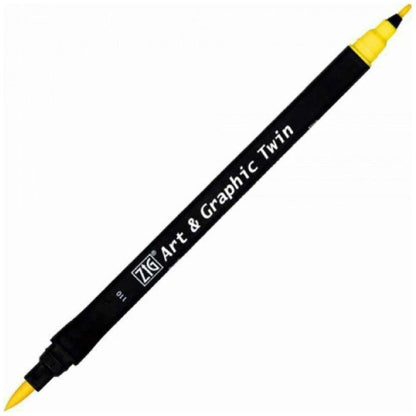 Zig Art&Graphic Twin Tut-80 Mid Yellow 110