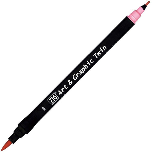 Zig Art&Graphic Twin Tut-80 Peach Pink 202