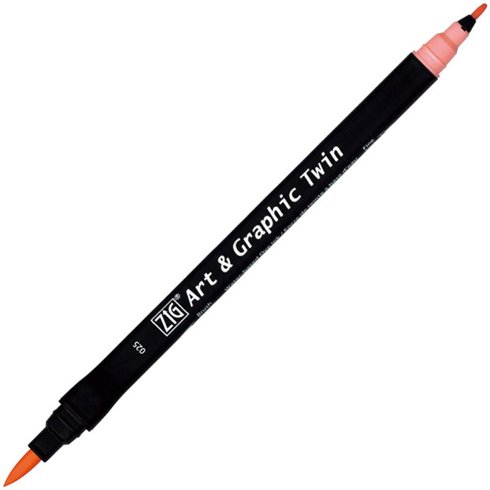 Zig Art&Graphic Twin Tut-80 Light Carmine 025