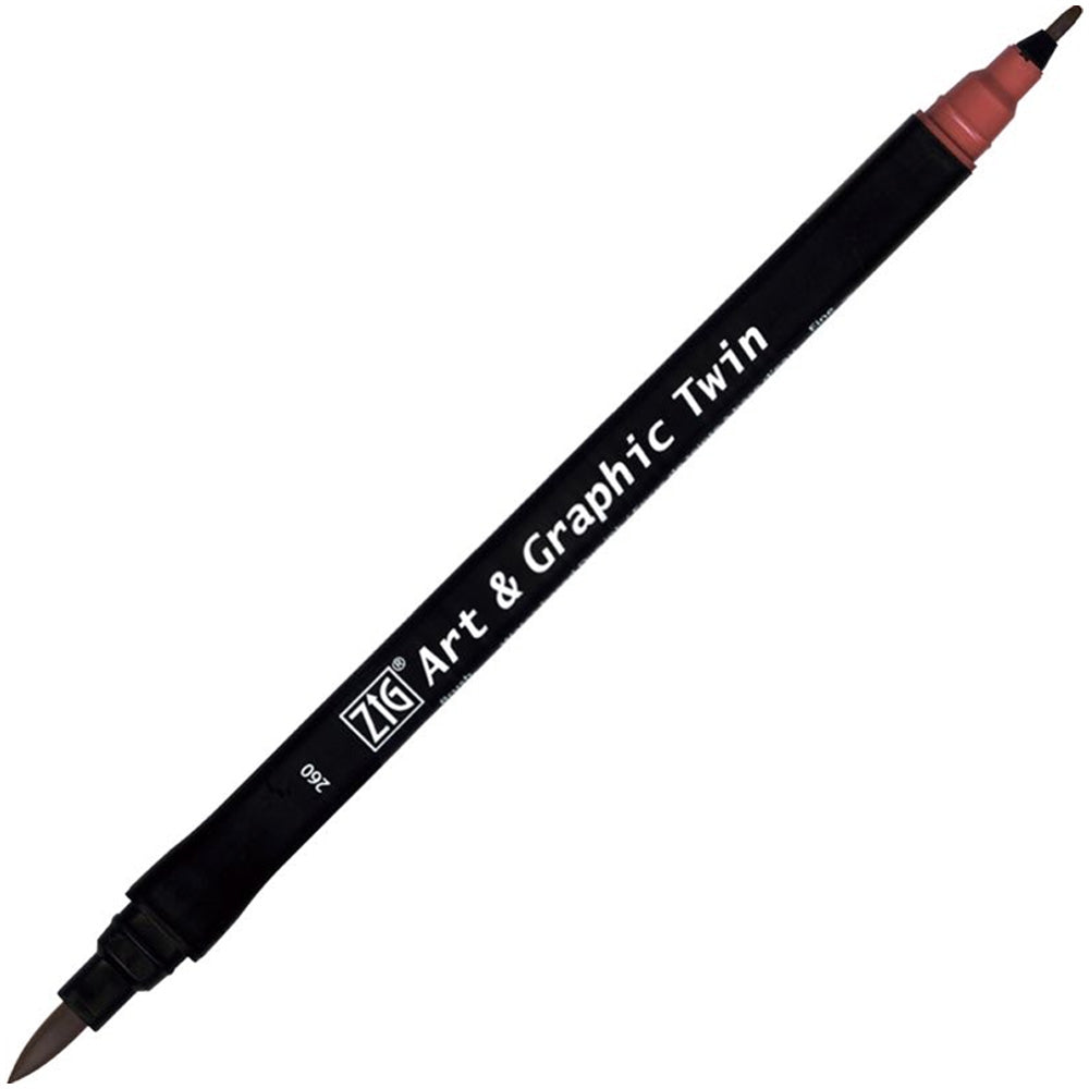 Zig Art&Graphic Twin Tut-80 Deep Red 260