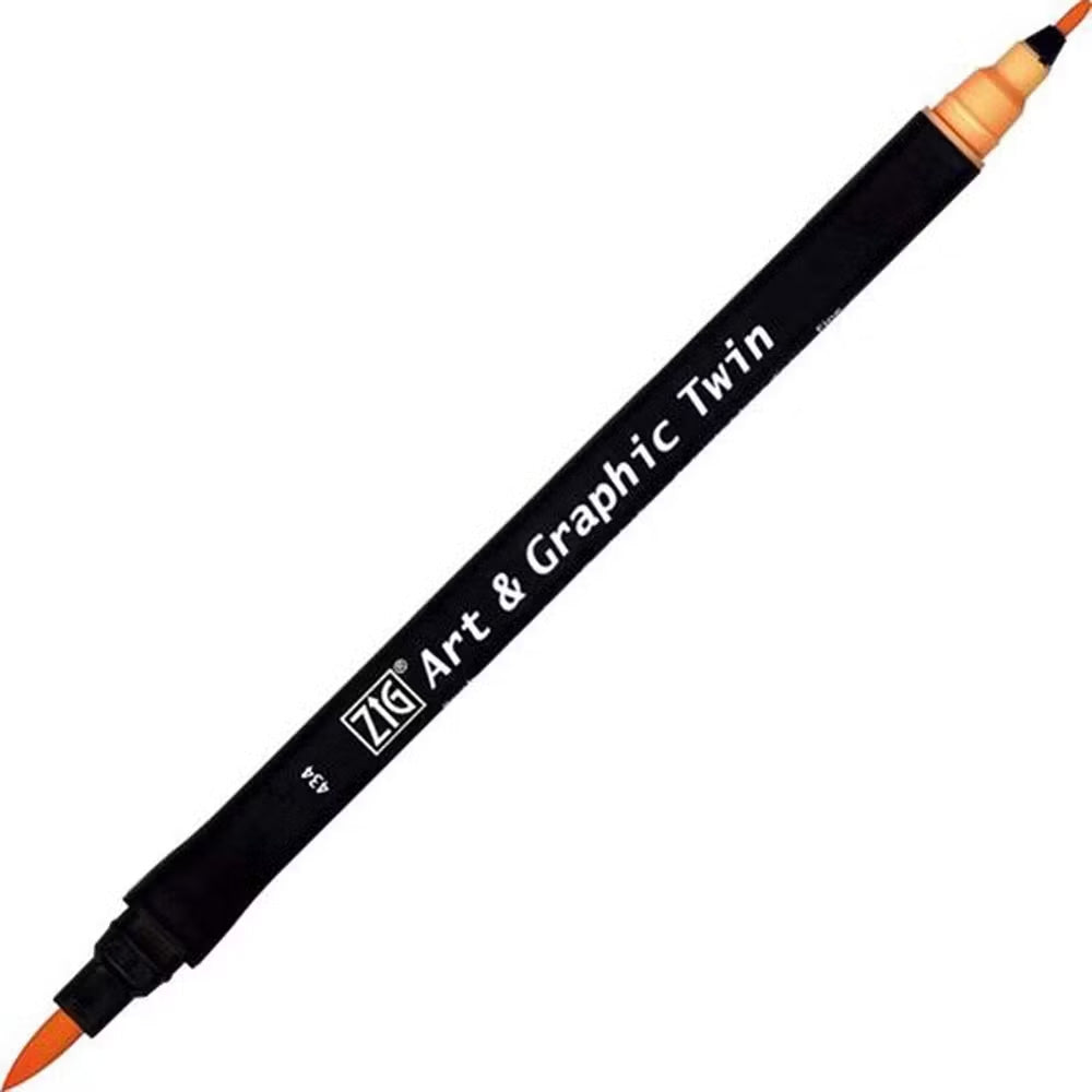 Zig Art&Graphic Twin Tut-80 Apricot 434