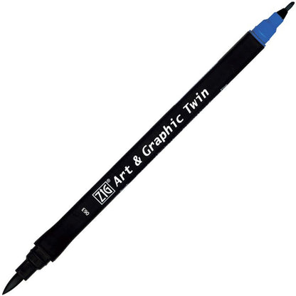 Zig Art&Graphic Twin Tut-80 Dull Blue 063