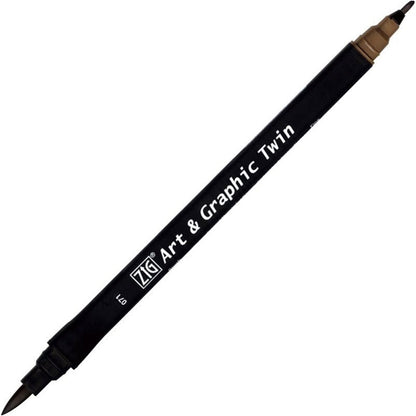 Zig Art&Graphic Twin Tut-80 Mid Brown 071