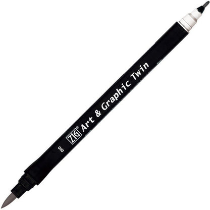 Zig Art&Graphic Twin Tut-80 Light Gray 080