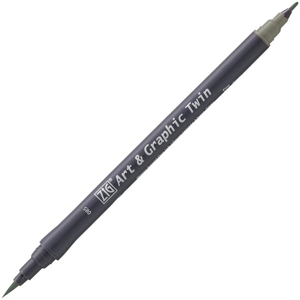 Zig Art&Graphic Twin Tut-80 Green Gray 085