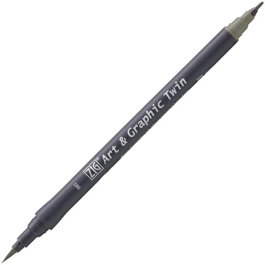 Zig Art&Graphic Twin Tut-80 Green Gray 085