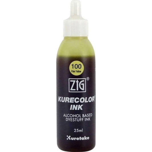Zig Kurecolor Mürekkep 25ml 100 Pale Yellow
