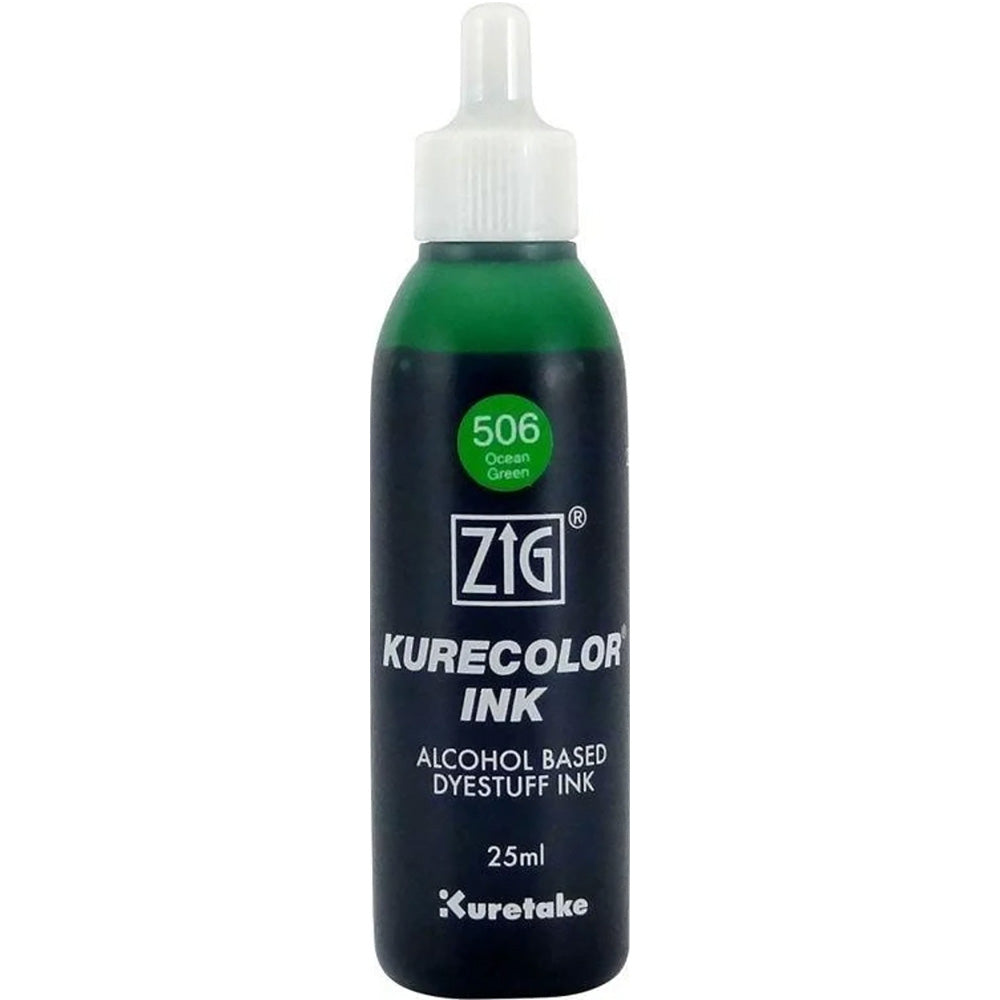 Zig Kurecolor Mürekkep 25ml 506 Ocean Green