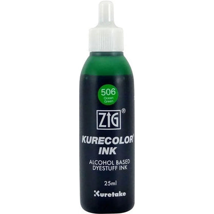 Zig Kurecolor Mürekkep 25ml 506 Ocean Green