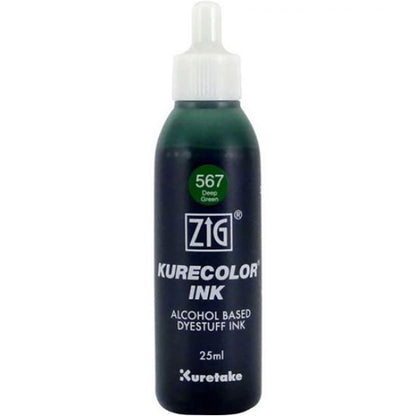 Zig Kurecolor Mürekkep 25ml 567 Deep Green