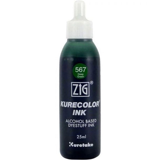 Zig Kurecolor Mürekkep 25ml 567 Deep Green