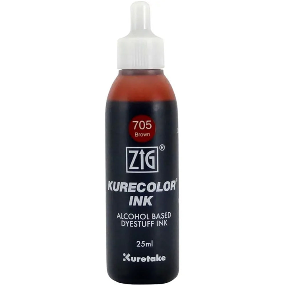 Zig Kurecolor Mürekkep 25ml 705 Brown