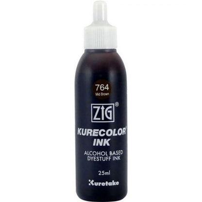 Zig Kurecolor Mürekkep 25ml 764 Mid Brown