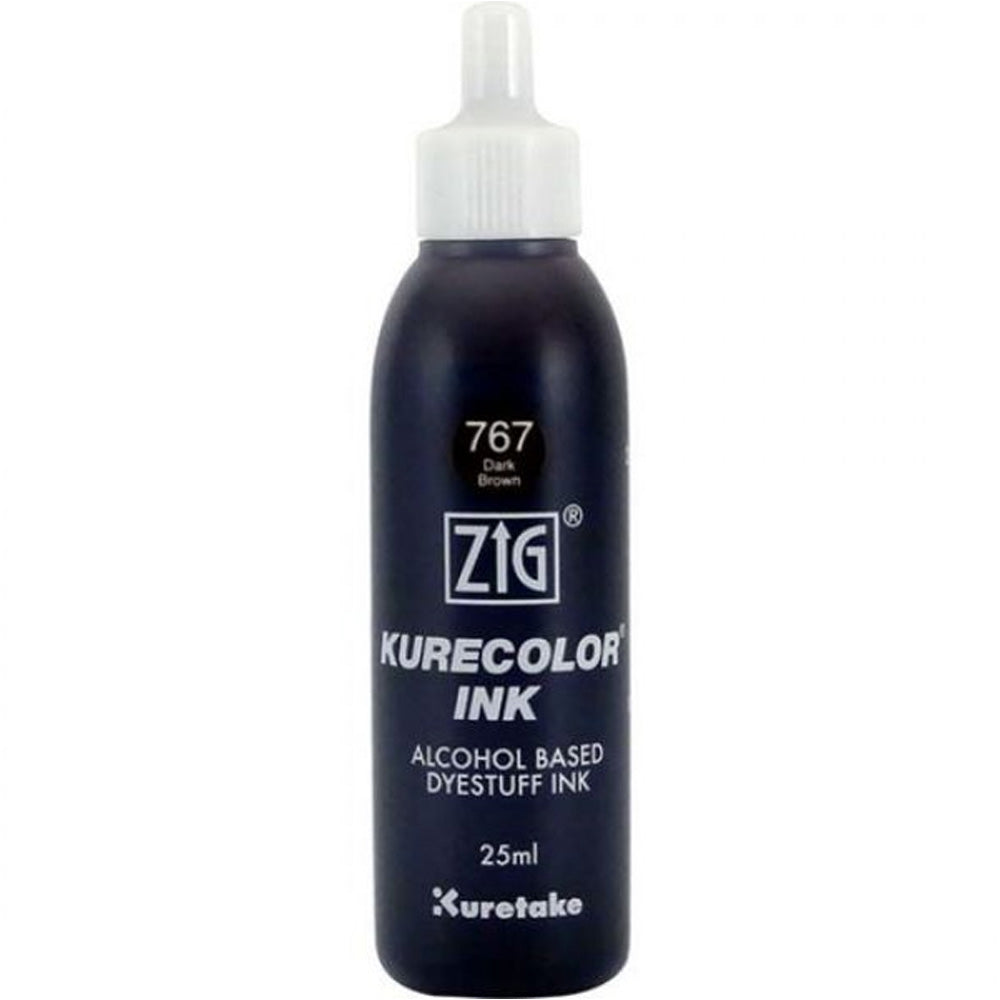 Zig Kurecolor Mürekkep 25ml 767 Dark Brown
