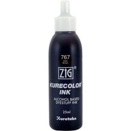 Zig Kurecolor Mürekkep 25ml 767 Dark Brown