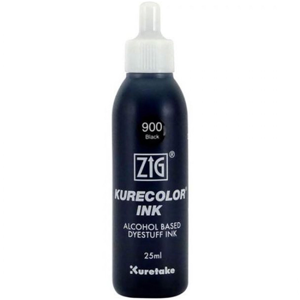 Zig Kurecolor Mürekkep 25ml 900 Black