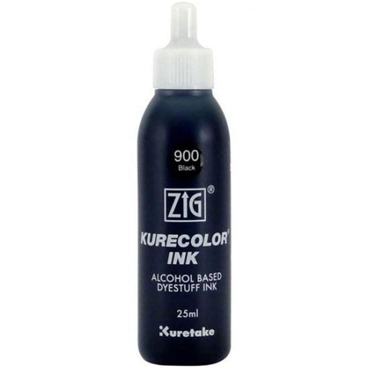 Zig Kurecolor Mürekkep 25ml 900 Black
