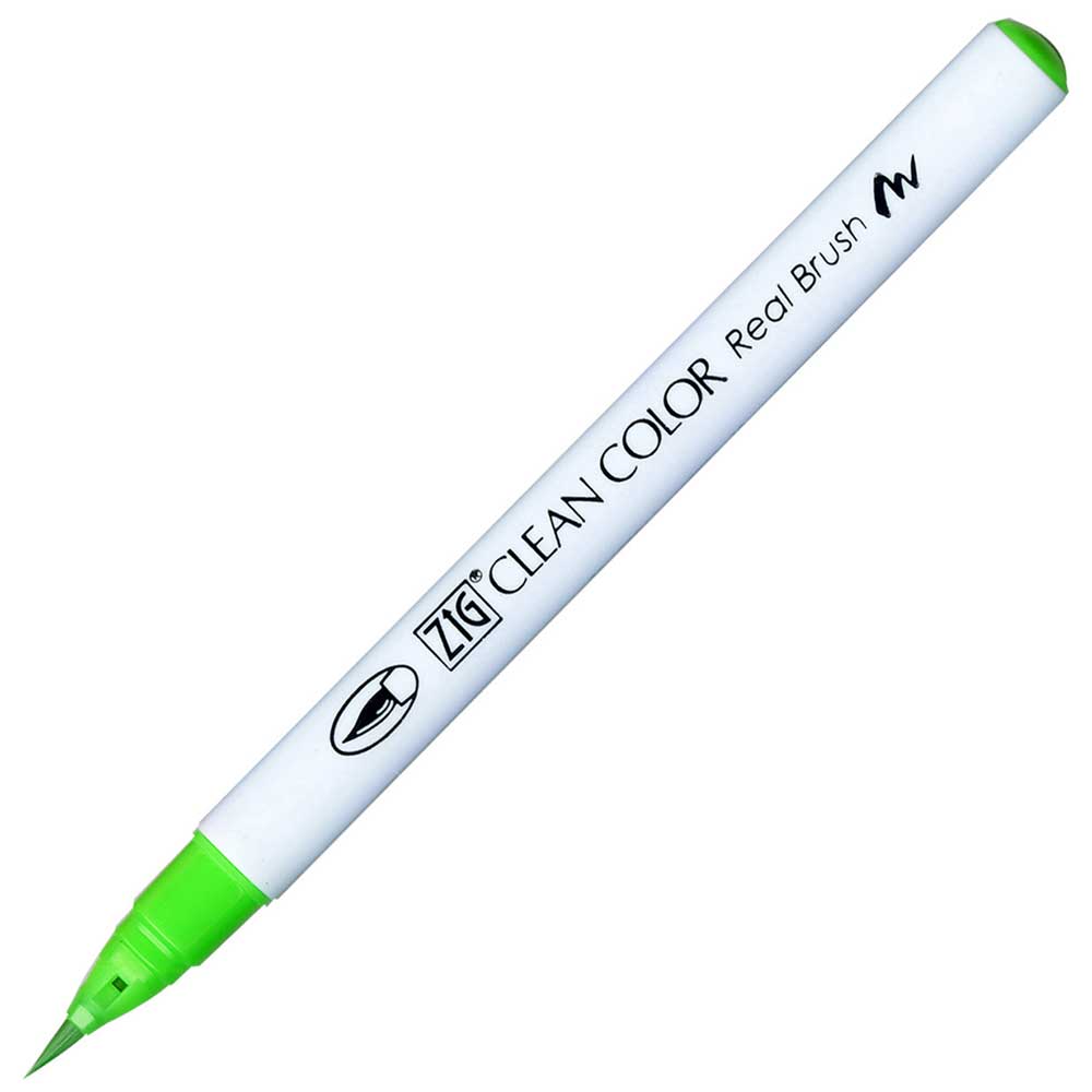 Zig Rb-6000At Clean Color Real Brush 004 Flourescent Green
