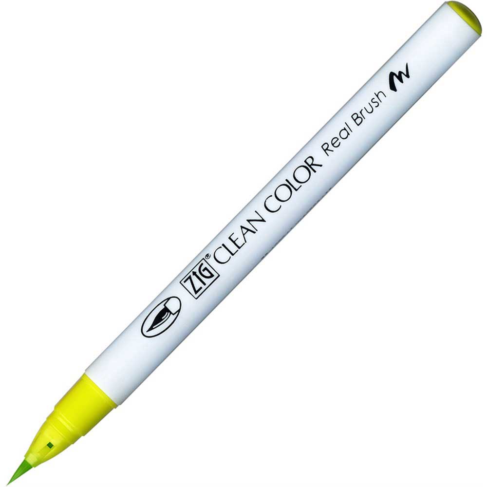 Zig Rb-6000At Clean Color Real Brush 053 Yellow Green