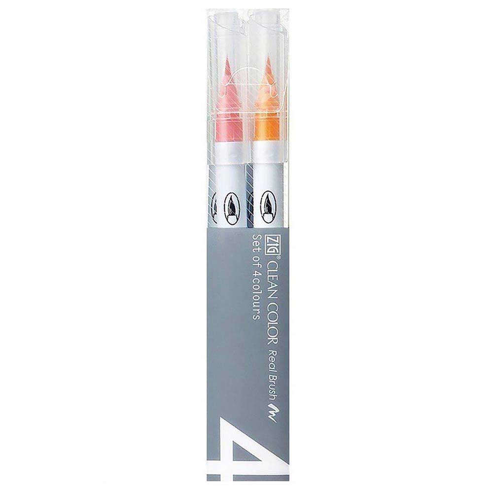 Zig Rb-6000At Clean Color Real Brush 4'lü Set Va