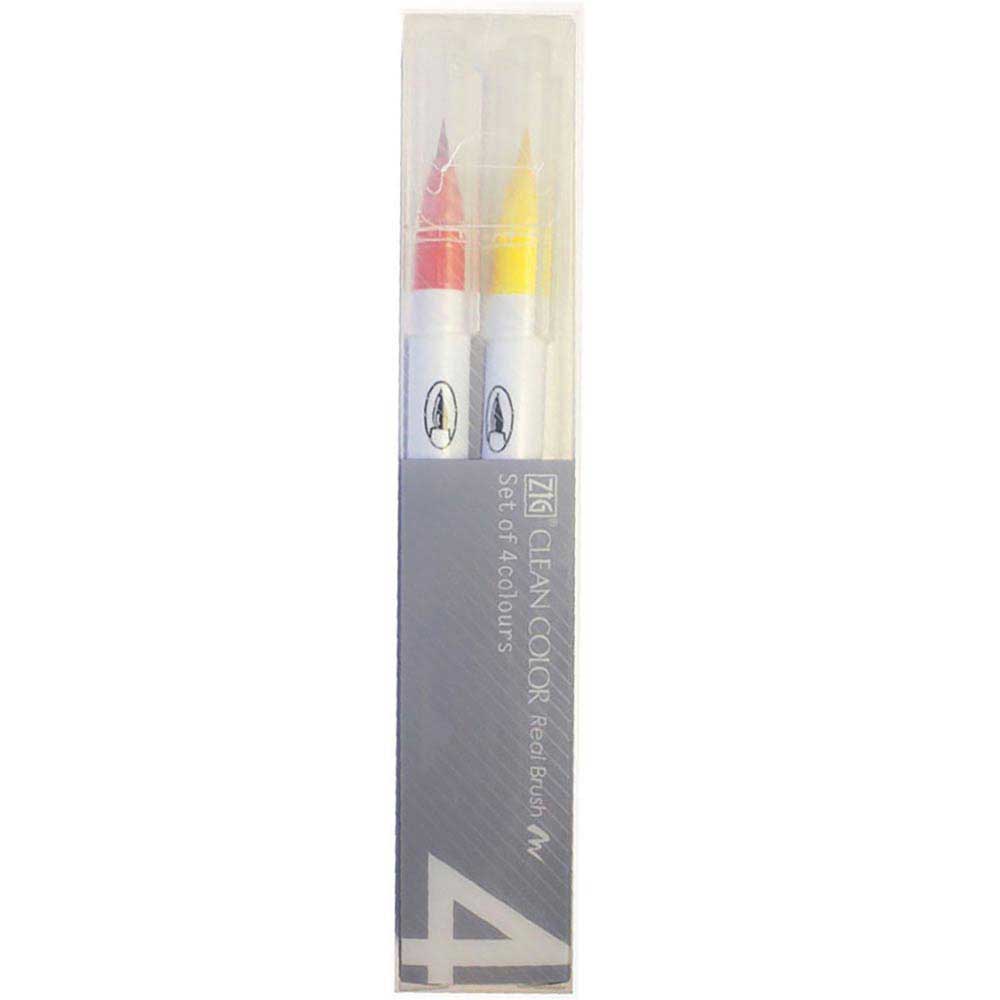 Zig Rb-6000At Clean Color Real Brush 4'lü Set Vc